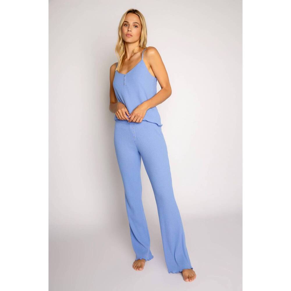 NEW PJ SALVAGE reloved rib pajama set in peri